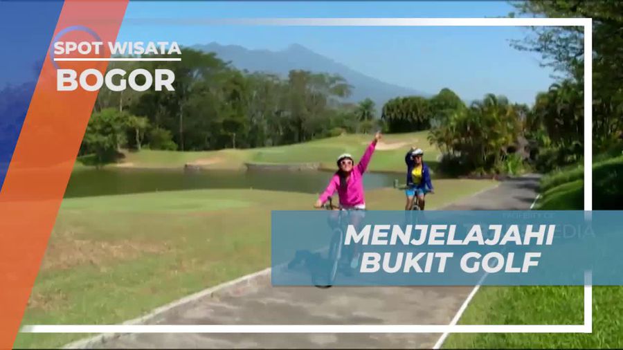 Bersepeda Menjelajahi Bukit Golf Rancamaya, Bogor