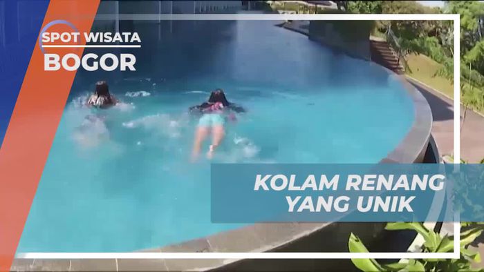 Menikmati Kolam Renang Memanjang di Hotel Rancamaya, Bogor