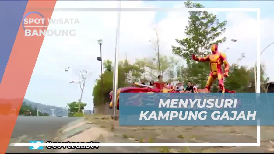 Menyusuri Kampung Gajah dengan Wahana Unik di Bandung