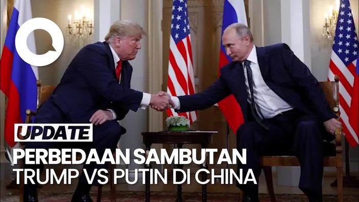 Video: Membandingkan Sambutan untuk Trump vs Putin saat Bertemu Xi Jinping