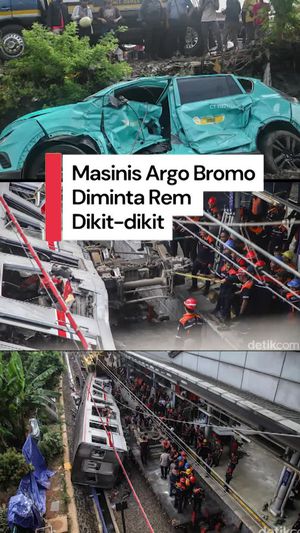Video KNKT Ungkap Masinis Argo Bromo Diminta Rem Dikit-dikit Sebelum Tabrak KRL