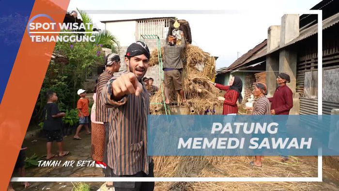 Mengenal Patung Memedi Sawah Tradisional di Temanggung