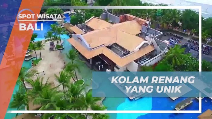 Berenang Sambil Dengar Musik di Kolam Renang Unik Hard Rock Hotel, Bali