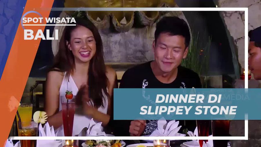 Nikmati Makan Malam Romantis di Slippery Stone, Bali