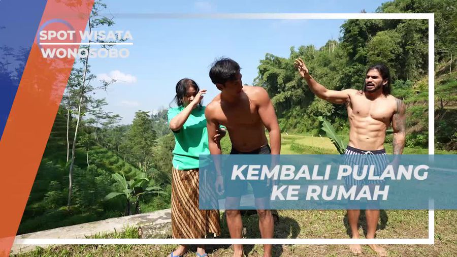 Kembali Ke Rumah Warga Setempat Setelah Mengobati Kembung di Wonosobo