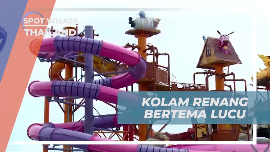 Mencoba Wahana Seru Bertema Cartoon Network di CN Amazone, Thailand