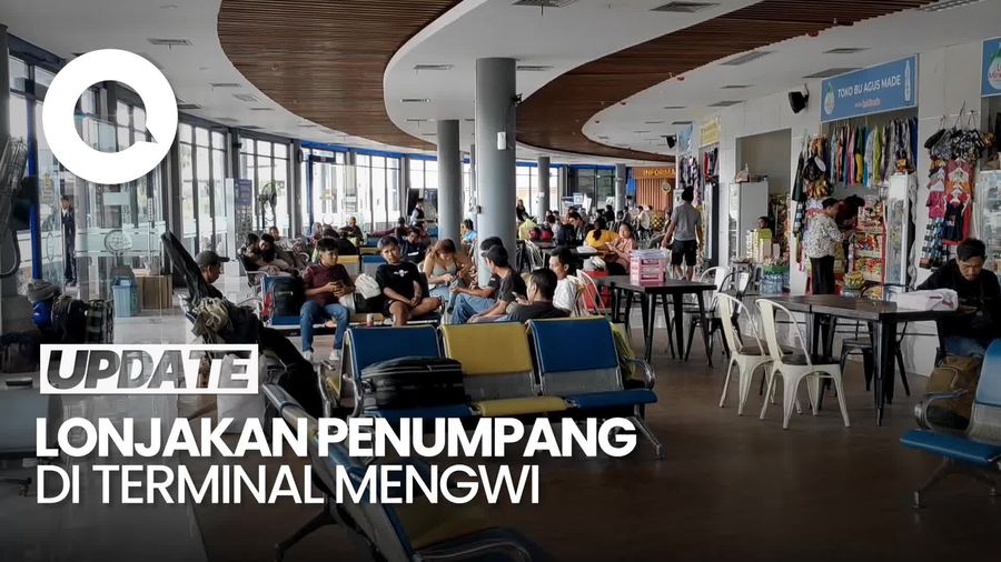 Video Terminal Mengwi Dipadati Penumpang Jelang Idul Adha