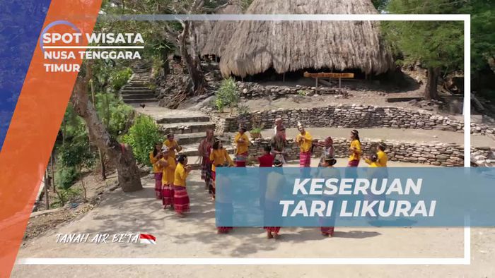 Serunya Menari Tari Likurai di Desa Duarato, Nusa Tenggara Timur