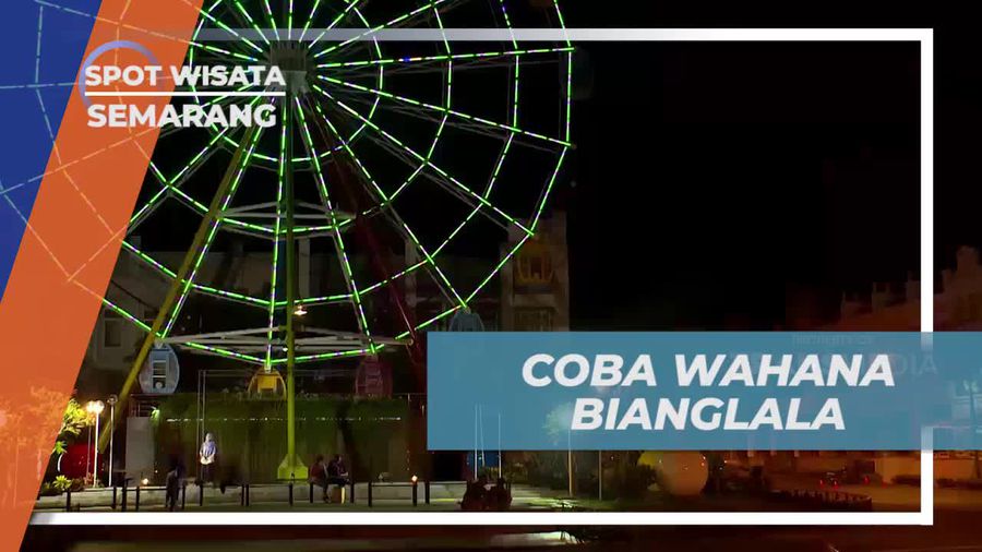 Merasakan Sensasi Malam di Bianglala Citra Grand, Semarang
