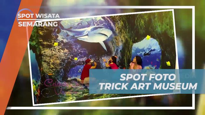 Berfoto Seru dengan Lukisan 3D di Trick Art Museum, Semarang