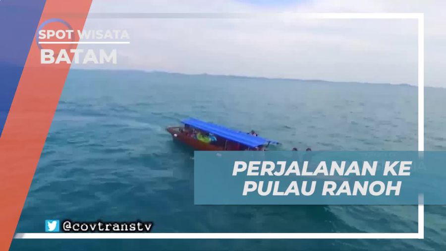 Menyusuri Pulau Ranoh dengan Perahu di Batam 