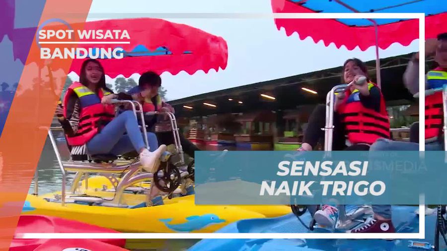 Bersiap Menghadapi Sensasi Balapan Trigo di Floating Market, Lembang, Bandung
