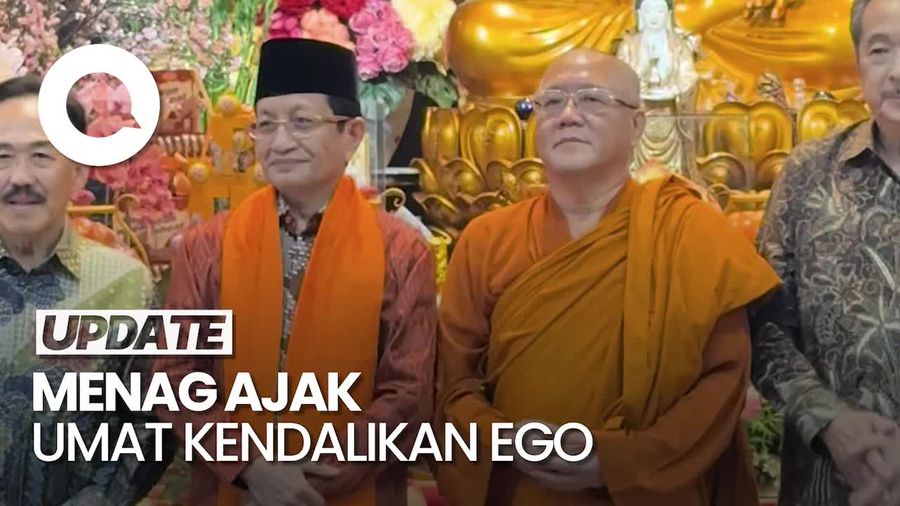 Video Pesan Menag di Hari Waisak: Betapa Pentingnya Jinakkan Ego Masing-masing