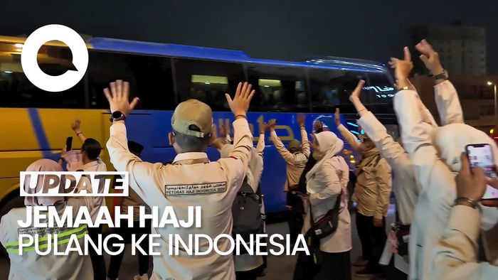 Video Kloter Pertama Jemaah Haji Indonesia Mulai Pulang ke Tanah Air
