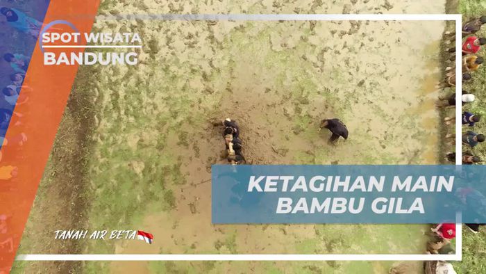 Terhanyut Keseruan Bambu Gila di Bandung