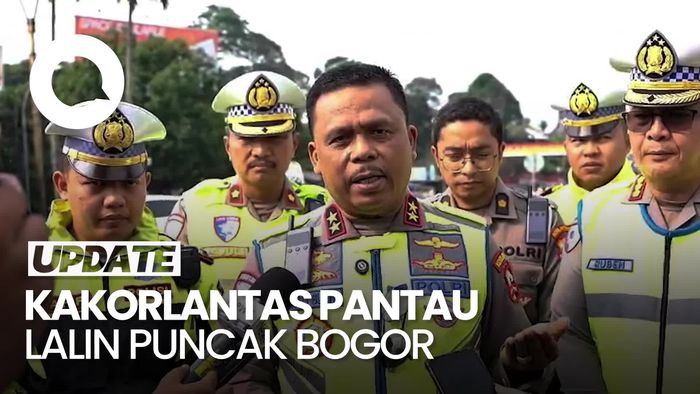 Video: Kakorlantas Pantau Puncak Bogor, Arus Balik ke Jakarta Padat