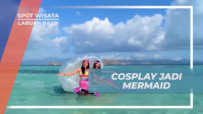 Berenang Ala Mermaid di Pulau Kanawa Labuan Bajo