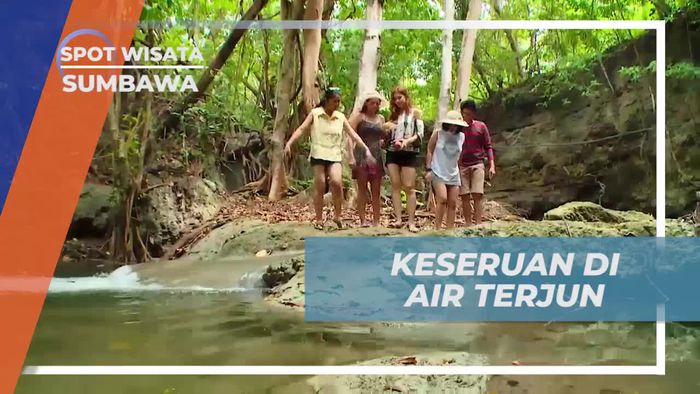 Menikmati Keseruan di Air Terjun Dwi Mbai, Sumbawa