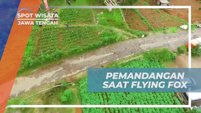 Menikmati Pemandangan Indah Saat Flying Fox di Jawa Tengah