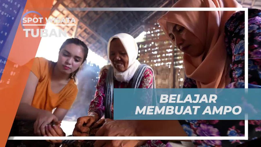 Belajar Membuat Ampo, Kuliner Khas Tuban