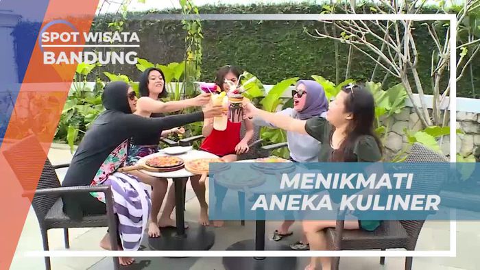 Menikmati Kuliner Lezat di Tepi Kolam Renang Papandayan Hotel, Bandung