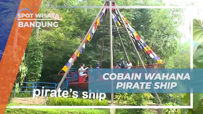Menguji Keberanian di Wahana Pirate Ship Dago Dream Park, Bandung