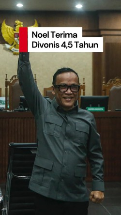 Video Eks Wamenaker Noel Terima Vonis 4,5 Tahun: Sesuai Kejahatan Saya