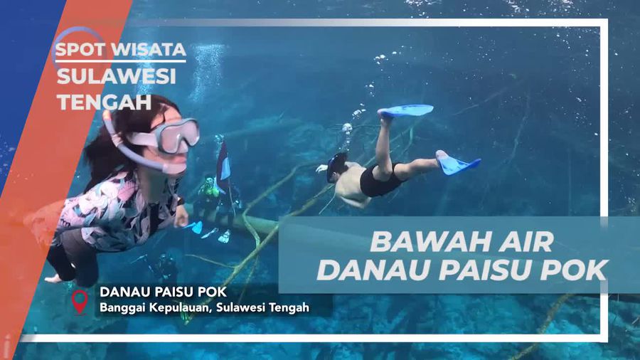 Menjelajahi Keindahan Bawah Air Danau Paisu Pok di Sulawesi Tengah