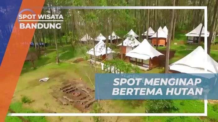 Menyatu dengan Alam di Penginapan Bertema Hutan di Cikole, Bandung