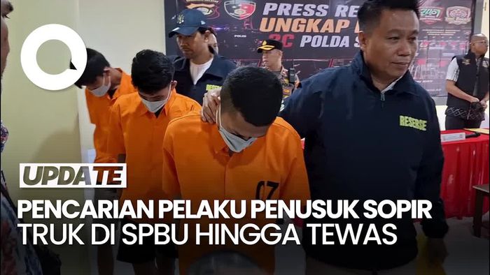 Video: 3 Penusuk Sopir Truk di SPBU Palembang Ditangkap, 1 Orang Masih DPO