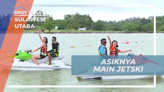 Menikmati Sensasi Bermain Jetski di Laut Sulawesi Utara