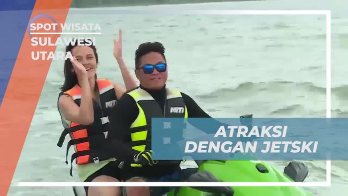 Menampilkan Aksi Menawan Dengan Jetski di Laut Sulawesi Utara