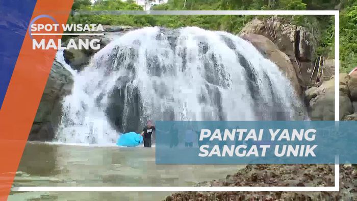 Keunikan Pantai Banyu Anjlok, Malang