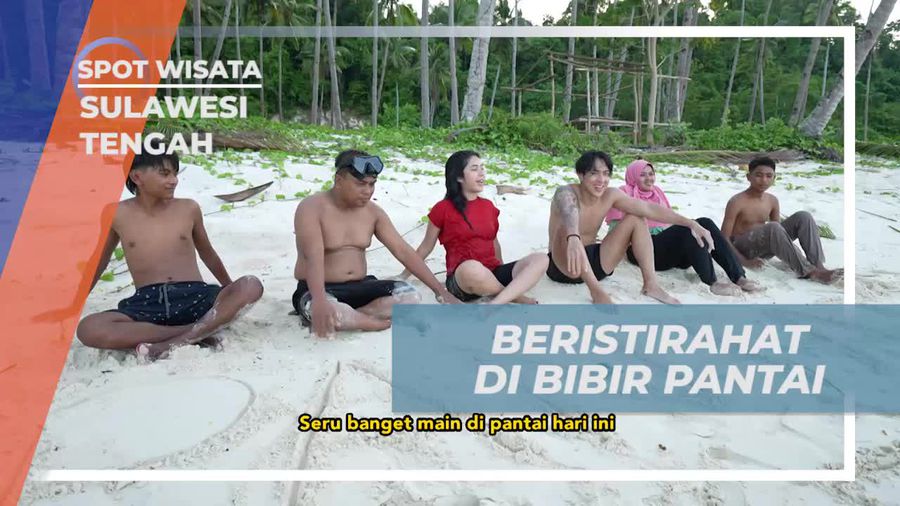 Beristirahat Nikmati Alam di Bibir Pantai Beta, Sulawesi Tengah