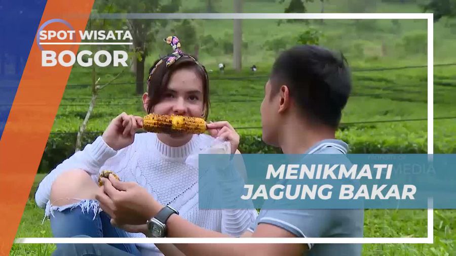 Santai Menikmati Jagung Bakar di Gunung Mas, Bogor