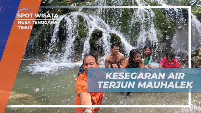 Merasakan Kesegaran Air Terjun Mauhalek di Nusa Tenggara Timur