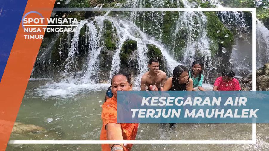 Merasakan Kesegaran Air Terjun Mauhalek di Nusa Tenggara Timur