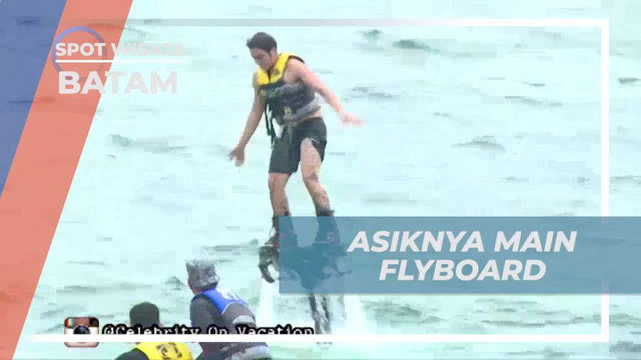 Mencoba Tantangan Flyboard di Turi Beach, Batam