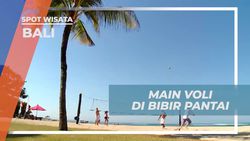 Bermain Voli Pantai Seru di Club Med, Bali