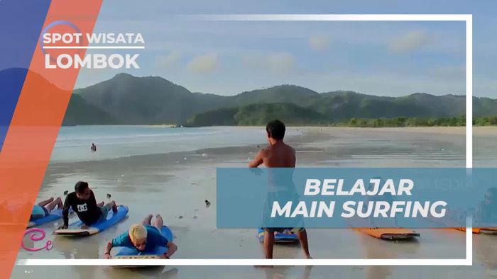 Belajar Surfing di Pantai Selong Belanak, Lombok