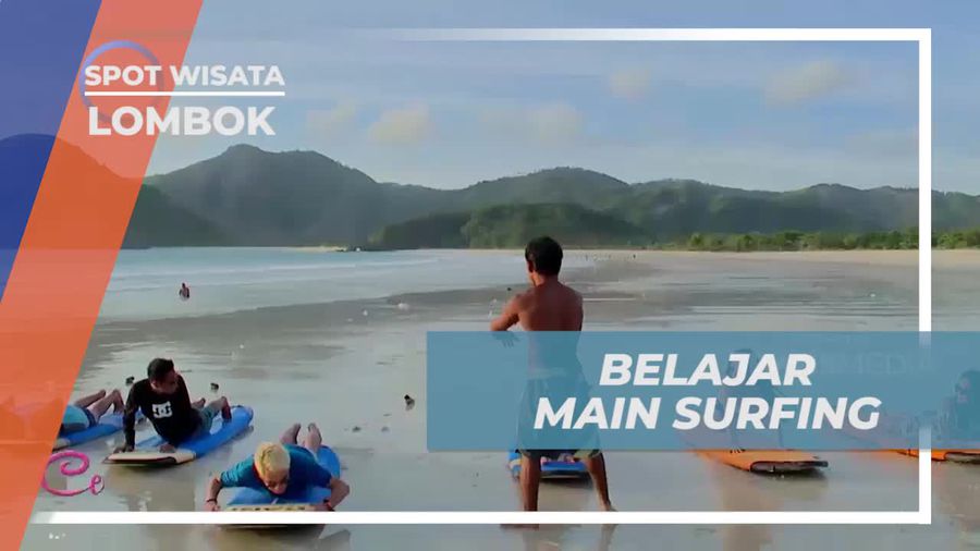 Belajar Surfing di Pantai Selong Belanak, Lombok