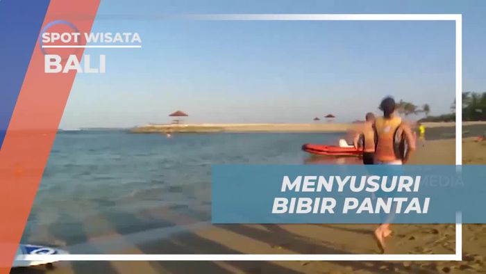 Berlomba Lari di Pantai Nusa Dua, Bali