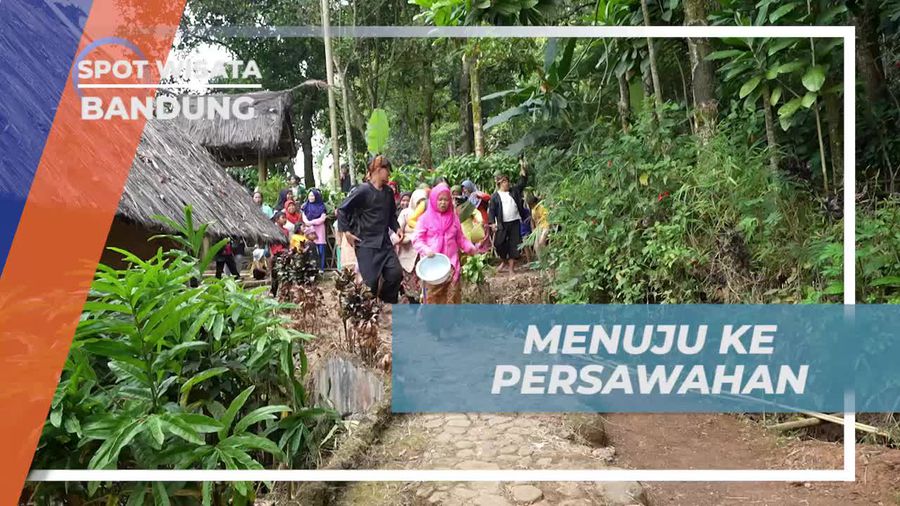 Berjalan Kaki Menjelajah Persawahan di Desa Lamajang, Bandung