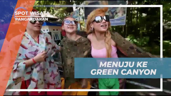 Melakukan Perjalanan Menuju Green Canyon di Pangandaran  