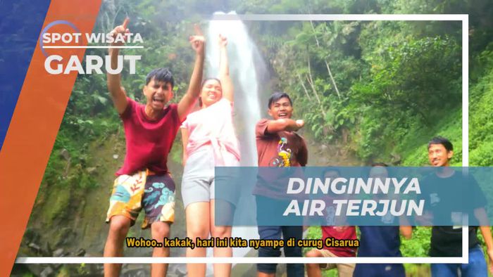 Menyelami Dingin dan Segarnya Air Terjun Cisarua Cilawu saat Berpetualang di Garut  