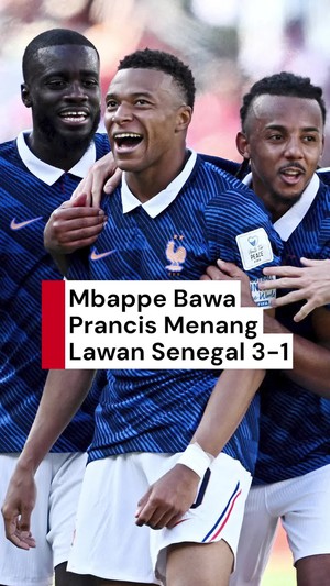 Video Prancis Menang Lawan Senegal 3-1 di Piala Dunia 2026: Mbappe Cetak Brace