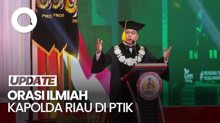 Video Orasi Ilmiah di PTIK, Kapolda Riau Gaungkan Polisi sebagai Penjaga Peradaban