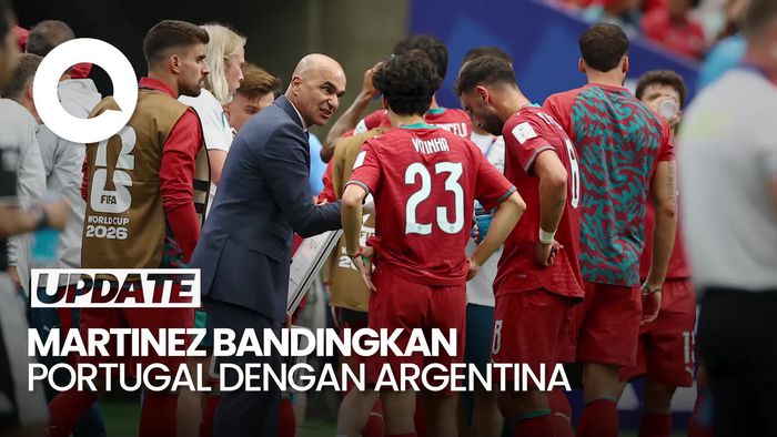 Video Portugal Imbang di Awal Pildun, Martinez: Argentina Dulu Malah Kalah