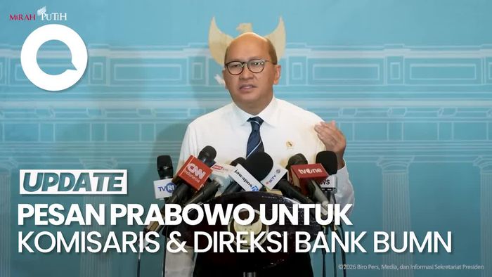 Video Bos Danantara Ungkap Arahan Prabowo ke Komisaris & Direksi Bank BUMN