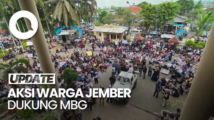 Video: Ribuan Masyarakat Jember Gelar Aksi Dukung MBG-Koperasi Merah Putih 